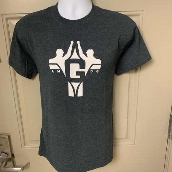 NEW Gonzaga Mens T Shirt Freshman Retreat 2015 AM DG with Names GRAY M Bulldog - Picture 4 of 12